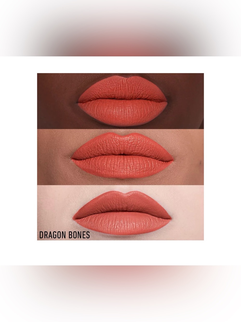 KVD Beauty Everlasting Liquid Lipstick in Dragon Bones Coral - Picture 7 of 8